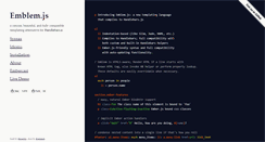 Desktop Screenshot of emblemjs.com